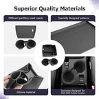 LUWU for 2025 2026 Subaru Forester Accessories Compatible with 2025 2026 Forester Wireless Charging Anti-Slip Mat - Center Console Cup Holder 2-Pack