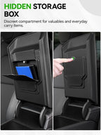 10PCS Center Console Organizer Tray for 2025 2026 Tesla Model Y Juniper Accessories, Under Seat Storage Armrest Hidden Storage Box Cup Holder Charger Pad for Tesla Model Y Juniper (Not fit Standard)