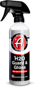Adam's Polishes H2O Guard & Gloss (16oz) - Car Detailing Hybrid Top Coat Silica Sealant, Car Wax & Polish Quick Detailer | After Car Wash Seals, Shines, and Protects All Exterior Surfaces