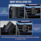 Smart Car Air Freshener: Revolutionary Smart Car Diffuser Vent Clip with 3 Exclusive 10 ml Fragrances (3 x Cologne)