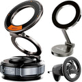 Magnetic Phone Holder for Car - 3 Holder Bundle | MagSafe Compatible Car Mount (Dashboard, Air Vent & Steering Side) Strong Magnet & Nano Gel Suction for iPhone 17 Pro Max, 16, 15, 14 & Android