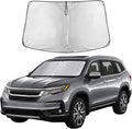 EcoNour Windshield Sunshade for Honda CRV 2023-2024 2025 2026 Sun Visor for Front Windshield & Window Sun Shade Cover, UV Heat Blocker & Protector, Car Accessories