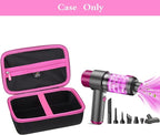 Aproca Storage Case Compatible with EYYA Handheld Cordless Car Vacuum Cleaner, Portable Hard Bag for Accessories - Black with Red (Case Only)