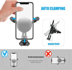 Wireless car Charger Mount-Adjustable Bracket-Gravity System-Fast Charging