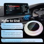 [8G+128G] Carplay Ai Box for BMW/Porsche/Other Cars,Fast Car Video Box Android 13 System Adapter Magic Portable Head Unit,Support Voice Assistant/SIM&TF Card/Online Netflix/YouTube/Disney+/Hulu/GPS/
