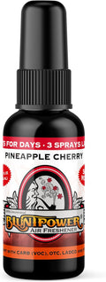 BluntPower (Pineapple Cherry, 1 Pack) Concentrated Air Freshener for Room and Car Spray - Oil-Based Diffuser Spray Bottle - Long-Lasting Bathroom Spray, Car Freshener, & Odor Eliminator Spray