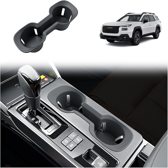 BIBIBO for New 2026 Subaru Outback Cup Holder 2026 Subaru Outback(Premium,Limited,Touring,Wilderness,Limited XT,Touring XT) Silicone Cup Holder Insert Organizer