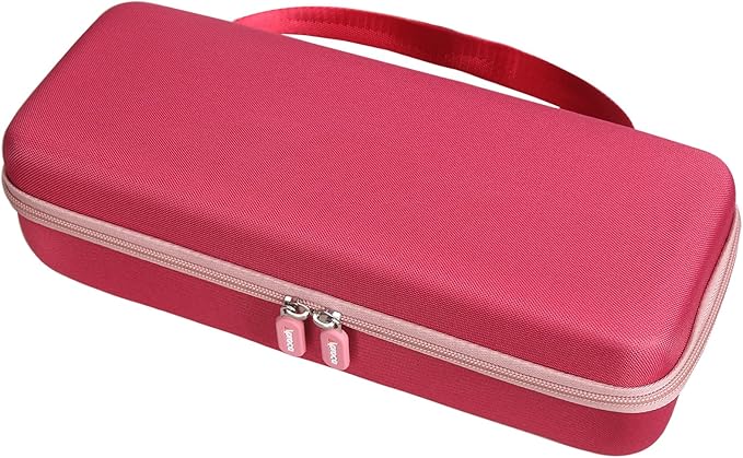 Aproca Storage Case Compatible with Fanttik Slim V8 Apex / V8 Mate / V10 Apex / V10 Mate Cordless Car Vacuum, Portable Bag for Accessories - Red (Case Only)