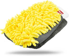 Maxshine Universal Yellow Chenille Microfiber Car Wash Mitt | High-Efficiency Scratch-Free Wash Mitt for Cars, Trucks, SUVs, Boats & RVs | Premium Reusable Auto Detailing & Car Cleaning Accessory
