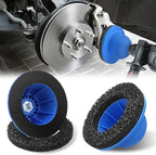 Wheel Hub Grinder Car Wheel Hub Cleaning Brush with 150mm Grinding Wheel Rust Grinding/Cleaning Rotor/Wheel Surface Polish Clean for Cordless/Air Drill (Blue),Wheel hub Grinder
