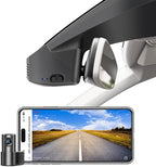 Front 4K & Rear 1080p Dash Cam Custom fit for Volkswagen Tiguan 2018-2024 Gen2 AD/BW (Model B Black), Integrated OEM Look, UHD 2160P Video, App & WiFi, Loop Recording, Easy to Install, GPS, 128GB Card
