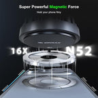 Esoulk [2026 Upgraded] Qi2 25W Fast Wireless Car Charger for Tesla Model 3/Y, Magnetic Phone Mount with Active Cooling Fan, Dashboard Screen Mount for iPhone & Android