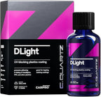 CARPRO CQUARTZ DLight - UV Ceramic Coating for PPF, Headlights, Plastics & Paint - Prevents Yellowing, Fading & Cracking - Maintains Gloss, Prevents Discoloration, Ensures Surfaces Stay Vibrant - 50ml
