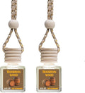 Hanging Car Air Freshener Diffusers (Bourbon Wood), 2 Count (Pack of 1)