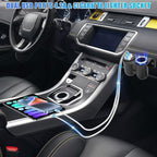 2PCS Dual USB Outlet Cigarette Lighter Socket Splitter with Blade Fuse, 12V 4.2A Car Charger Power Adapter Replacement Waterproof Plug Female 21W for RV Marine Boat Motorcycle Truck ATV UTV Van etc