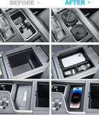 CDEFG 3PCS for 2024 2025 2026 Lexus GX 550 Center Console Organizer Tray for 2024-2026 Lexus GX550 Accessories Middle Console Cup Holder Wireless Charing Pad Storage Box(Not for Cool Box)