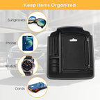 LFOTPP Seltos Center Console Organizer for 2022 2023 Seltos [LX, S, EX, SX Turbo, S Turbo and Nightfall Editio] Armrest Center Console Organizer Tray 2022 2023 SeltosAccessories Secondary Insert