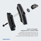 ARKON Mounts Magnetic Phone Holder with Cup Holder Mount and Dual 25mm Shaft Arm, Compatible with MagSafe-Style Attachment, Phone Mount for Cars SUVs and Trucks