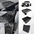 Muslogy Center Console Organizer for 2024 2025 2026 Toyota Tacoma 4th Gen Accessories Interior Storage Box Insert Tray Phone Pocket(Dash Tray for 8-inch Screen+Console Organizer+Hidden Box)