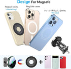 Coolpow for 15W MagSafe Car Mount Charger【Strongest Magnetic】 Magnetic Wireless Cars Charger,Magnetic Phone Holder for Cars,Phone Holders for Your Car Charger for iPhone 17 Pro Max 16 15 14