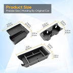 For Toyota Camry Center Console Organizer for 2025 2026 Toyota Camry (LE/SE/Nightshade/XLE/XSE) Middle Armrest Storage Tray Insert, OEM Fit, Non-Slip Waterproof 2025 2026 Toyota Camry Accessories