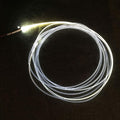3mm 5meters/16ft PMMA Optic Fiber Cable Side Glow with 12V 1.5W LED Aluminum Illuminator Light Source for Home Car DIY (White)