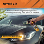PRV AUDIO Ceramic Quick Detail Spray - Waterless Car Detailer | Clean, Shine, Protect Paint, Glass, Wheels, and Trim | Enhances Shine & Protection, 16 fl oz - Mint Scent