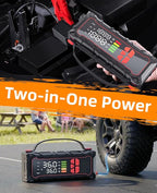 5000A Car Battery Jump Starter with Air Compressor 160PSI, Car Battery Charger 7.0L Gas/6.0L Diesel, Jumper Box for Car Battery with Tire Inflator & Power Bank& Jumper Cables, Mother's Day