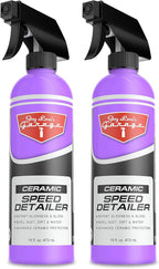 Jay Leno’s Garage Ceramic Speed Detailer Spray Quick Car Detailer for Cars Trucks Motorcycles and Watercraft Enhances Gloss Slickness Hydrophobic Protection Boosts Ceramic Coatings (16 OZ (Pack of 2))