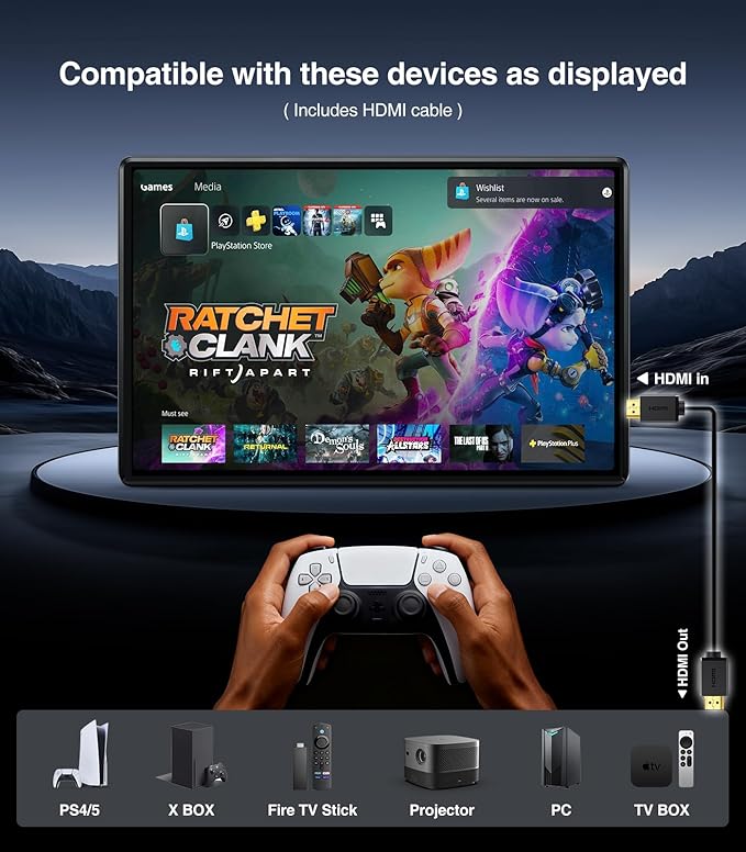 16 inch Android 13 Car Headrest Monitor Screen Car TV Entertainment System for Cars Backseat,Support Phone Wireless Mirroring Sync Screen WiFi HDMI Bluetooth USB SD Video Player 4G+64G (16" 4+64 1pcs)