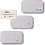 Drift Car Air Freshener - The Original Stone Air Freshener - Car Odor Eliminator - Long Lasting Scent - Metal Clip - Essential Oils - Clean Ingredients - Grove Scent 3 Pack Refill - NO CLIP INCLUDED
