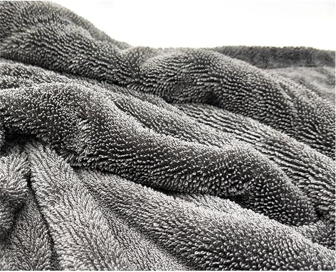 Plush Microfiber Car Wash Towel High GSM Auto Detailing Drying Cloth