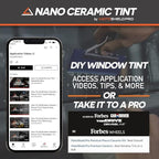 MotoShield Pro 25% VLT Nano Ceramic Window Tint for Car 24” in x 5’ ft 2PLY Roll High Heat Rejection & Glare Reduction Auto Tint Privacy Film, Rejects up to 99% IRR, 99% UV Blocking, Easy DIY Shrink