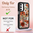 for Samsung Galaxy A15 5G Phone Case - Compatible with MagSafe Women Cute Girls Magnetic Protective Cover Girly Kawaii Mushroom Design Heavy Duty Shockproof for Samsung A15 5G Case 6.5"