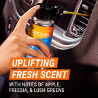 Armor All Fresh FX Vent and Duct Cleaner Odor Neutralizer, Stocking Stuffers, Tranquil Skies Scent, 3 Count, 5 OZ Each