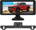 Backup Camera for Truck, 6.86" HD 1080P Rear View Monitor Kit, Wired Backup Camera System with Night Vision, 2 Channel, IP69K Waterproof, Optional Dual Bracket, Plug & Play for Car RV Trailer Tractor