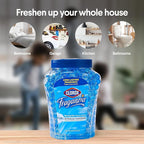 Clorox Fraganzia Crystal Beads Air Freshener, Long Lasting Room Deodorizer and Odor Eliminator Gel Beads to Freshen Home, Car, or Office, Morning Sky Scent, 12 Fl Oz