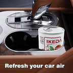 Car Air Freshener: Cherry Scent Liquid Cans | Odor Elimination | Smoke Smell Remover | Strong Long-Lasting Fragrance | For Auto Home | 4.23 oz | 1 pack