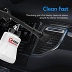 Professional Car Cleaning Gun - Tough Stain Remover for Auto Upholstery, Leak-Proof Multi-Purpose Air Pulse Detail Cleaner Kit, Air Compressor Compatible for Home & Vehicle Interior/Exterior