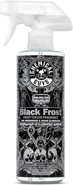 Chemical Guys Black Frost Air Premium Car Air Freshener Spray & Odor Eliminator - Crisp Masculine Scent Spray for Trucks, SUVs, RVs, and Motorcycles - Use in Home, Office, or Garage, 16 oz Bottle