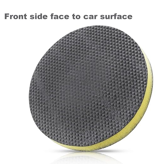 Clay Bar Pad 6" Fine Grade Clay Pad for Polisher Clay Disc Clay Bar Wipe Foam Pad DA Polisher Pad for Car Detailing, Novel Detailing Tool…