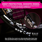 Muc-Off Waterless Wash & Dry Bike Chain Lube Bundle | 750ml High-Performance Bike Cleaner Spray + 120ml Wax-Based Chain Lube | No Rinse Bike Wash + Dry Weather Lubrication
