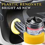Car Trim Restorer, with Long-Lasting Formula, 30ml, Car Exterior Shine Restorer, Interior and Exterior Restoration Paste, Uv Resistant Coating, for Detailing Vehicles
