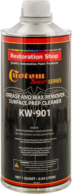 Restoration/Custom Shop KW901 - Automotive Grease and Wax Remover Surface Prep Cleaner for before Automobile Painting and all Painting Projects (Quart)