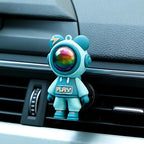 Car Air Freshener,Astronaut Vent Clip,Car Odor Eliminator,Car Air Freshener Clips (Green)