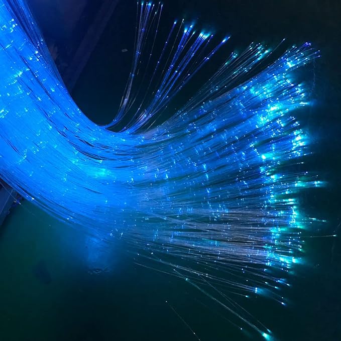 Ultra-Bright PMMA Plastic End Glow Optical Fiber Light for Fiber Optic Star Ceiling Light lamp Starlight Headliner kit for car Home(0.098in diameter/820ft Per roll)