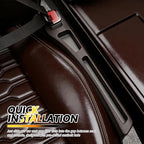 Junecarp 2PCS 2-in-1 Car Seat Gap Filler Organizer with Storage Slots,No Drop Car Gap Seat Filler for Storing Items,Universal in Between Cars Seats Catcher Cars Interior Accessories (Brown)