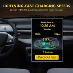 NACS to CCS1 Tesla Charger Adapter, Upgraded Max 500A 1000V nacs DC Adapter Fast Charge for EV Charging Tesla Supercharger Stations EV Charger Adapter Compatible with Ford GM Rivian Polestar EV