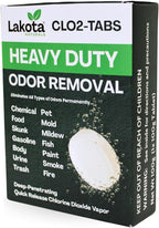 Chlorine Dioxide Heavy-Duty Fogger Deodorizing Kit, Professional Strength Odor Remover For Car, Home, RV, Room, Garage. Scent Bomb Air Freshener & Deodorizer. Easy to Use Kit Eliminates All Odors!