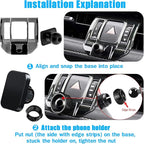 Phone Mount, Car Stand Holder, Only for (Toyota RAV4 2019 to 2024 Premium XLE, Adventure, TRD Off-Road, Limited, Hybrid XSE), Must with Adjustment Wheel, Otherwise Not Fit